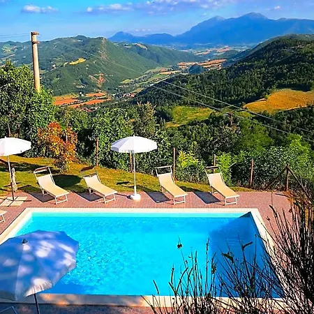 In Marche With Pool Panoramic Views 4* Acqualagna