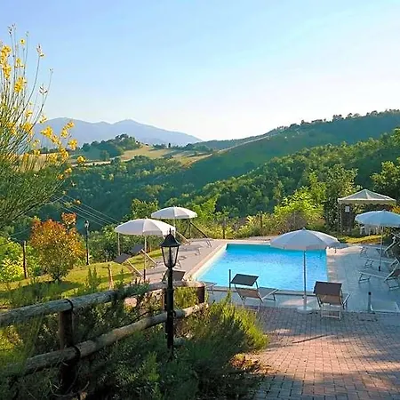 In Marche With Pool Panoramic Views 4* Acqualagna